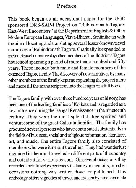 Wanderlust Travels of The Tagore Family - Retail Maharaj