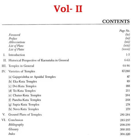 Temples Of Karnataka: Ground Plans And Elevations (2 Vols, Set) - Retail Maharaj