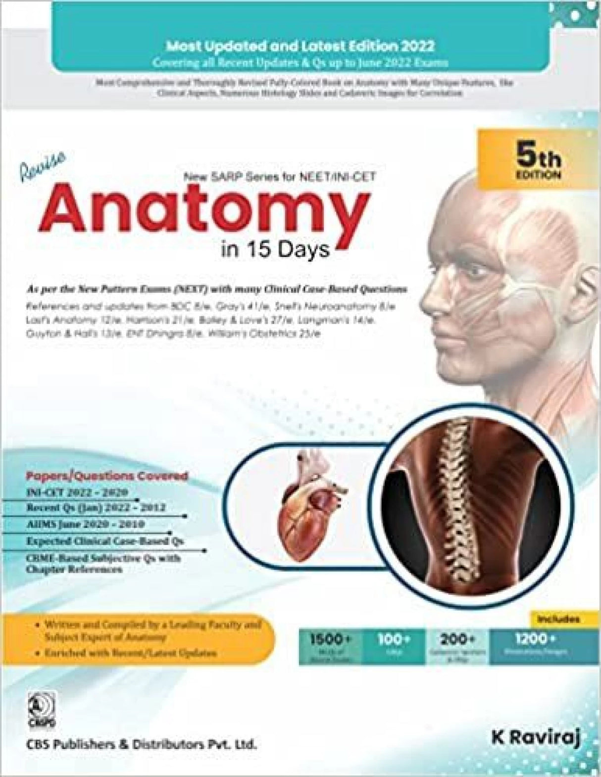 New SARP Series for NEET/INI-CET Revise Anatomy in 15 Days - Retail Maharaj