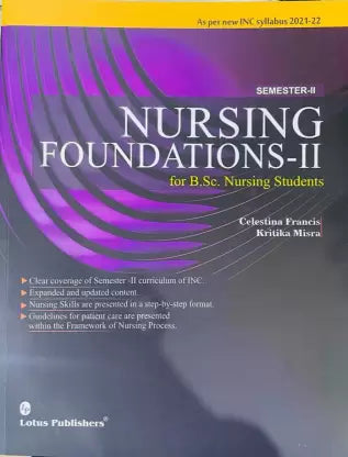 Nursing Foundations-2 For B.Sc. Nursing Students - Retail Maharaj