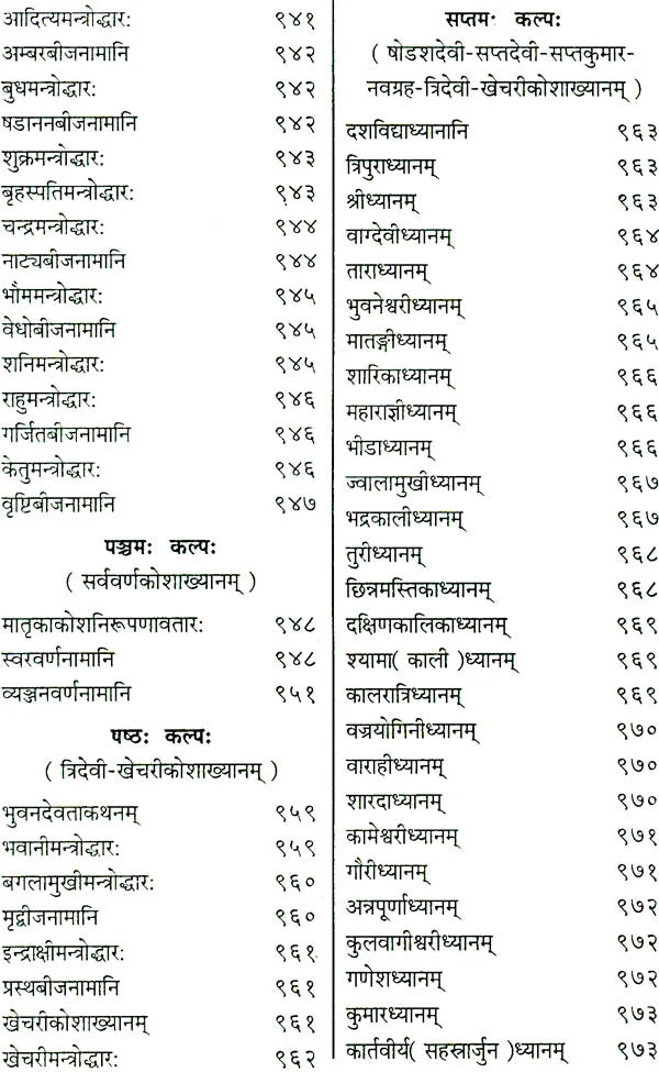 Shri Devi Rahasyam from the Rudrayamal Tantra (Set of 2 Volumes) - Retail Maharaj