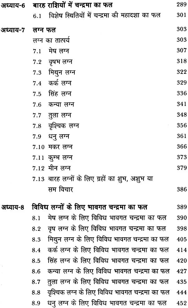 चंद्र दशा फलदीपिका: Chandra Dasha Phaladipika - Retail Maharaj