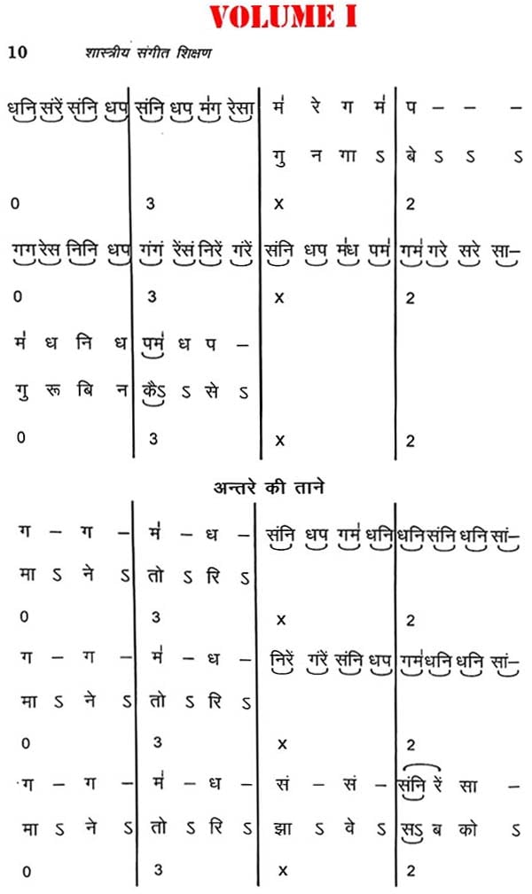 शास्त्रीय संगीत शिक्षण: Teaching of Classical Music (Set of 4 Volumes) - Retail Maharaj