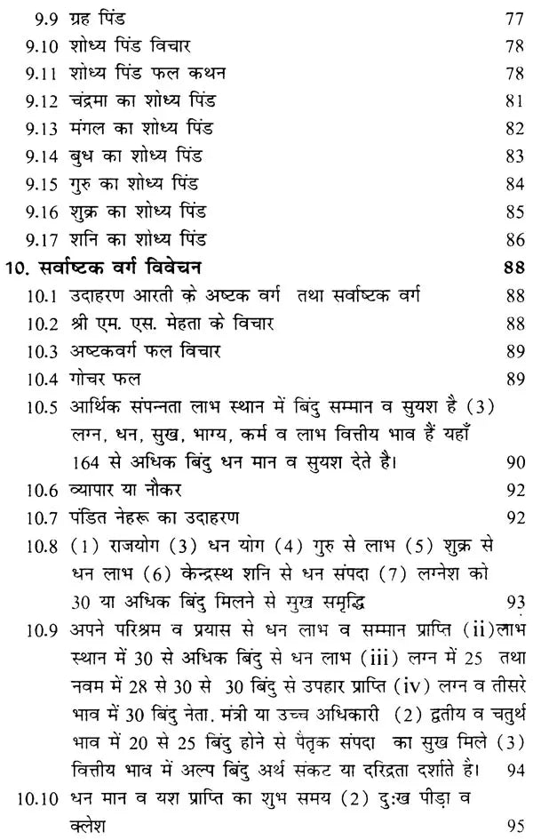 अष्टक वर्ग : Ashtak Varg - Retail Maharaj