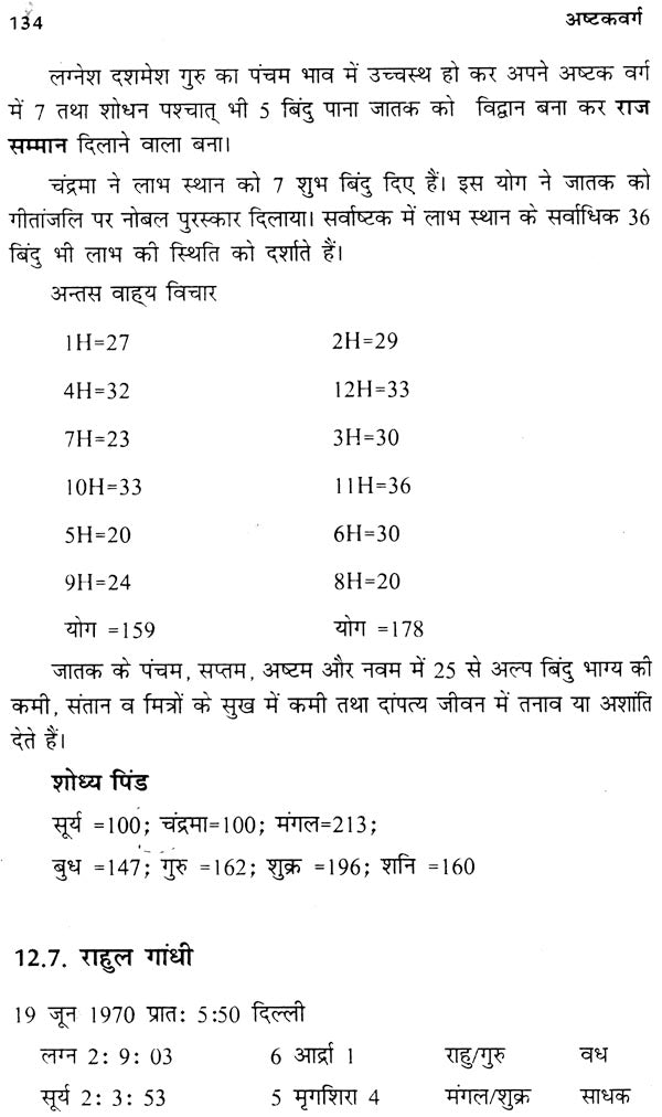 अष्टक वर्ग : Ashtak Varg - Retail Maharaj