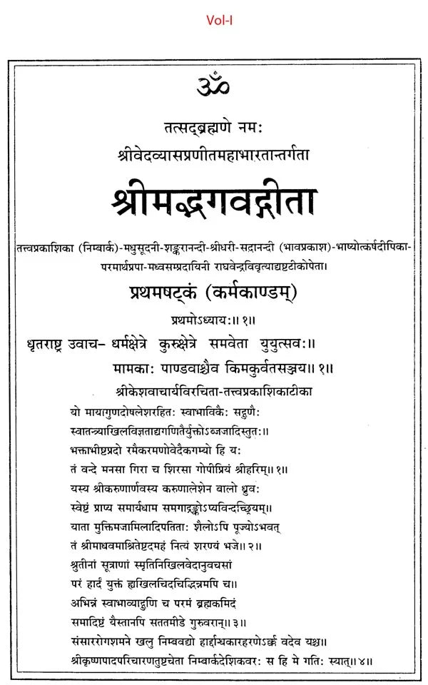 Shrimad Bhagvad-Gita With Eight Commentaries (Set of 3 Volumes) - Retail Maharaj