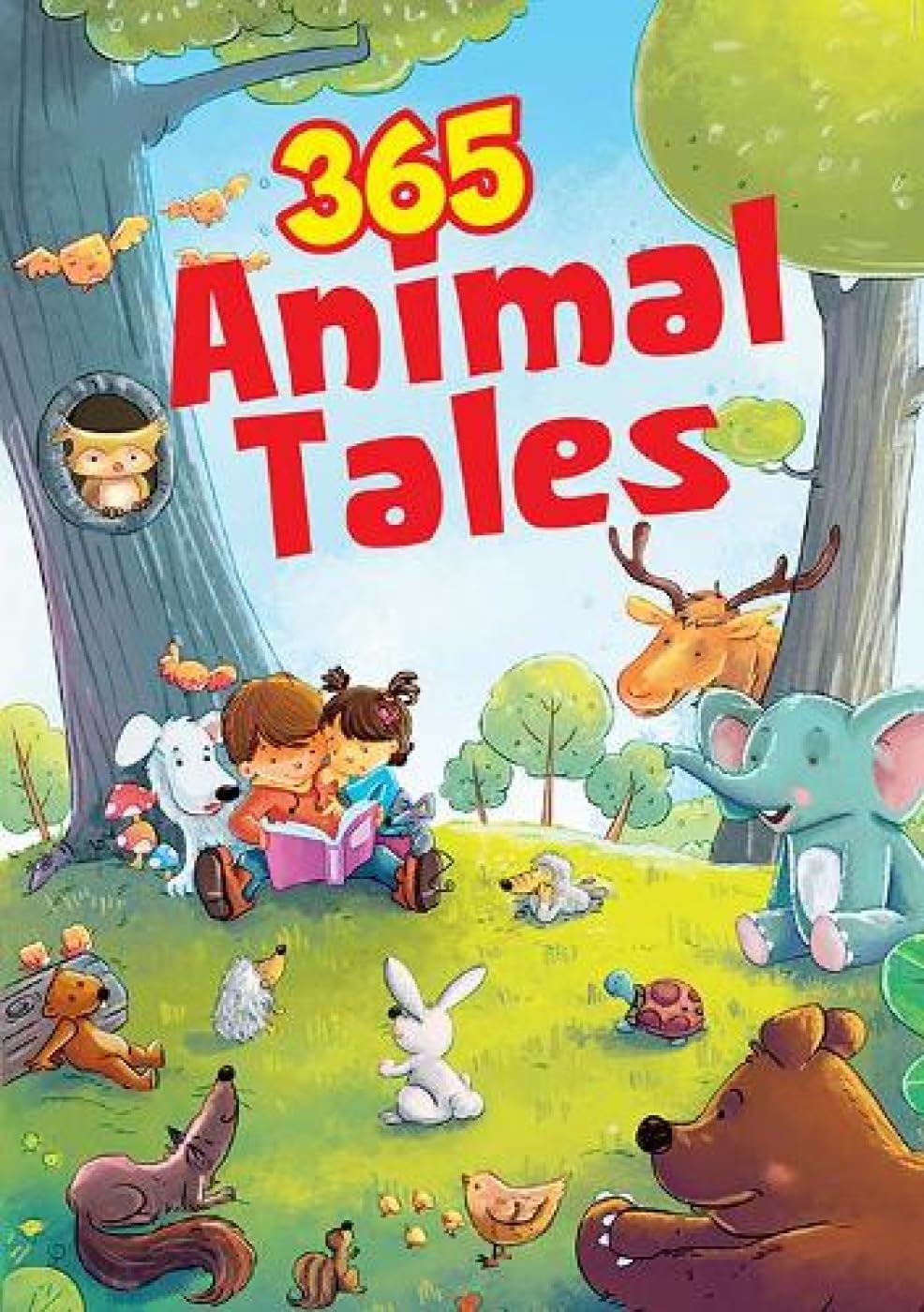 Story books : 365 Animal Tales (Illustrated stories for Children) (365 Series) - Retail Maharaj