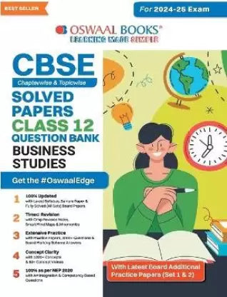 Oswaal CBSE Question Bank Class 12 Business Studies, Chapterwise and Topicwise Solved Papers For Board Exams 2025 - Retail Maharaj
