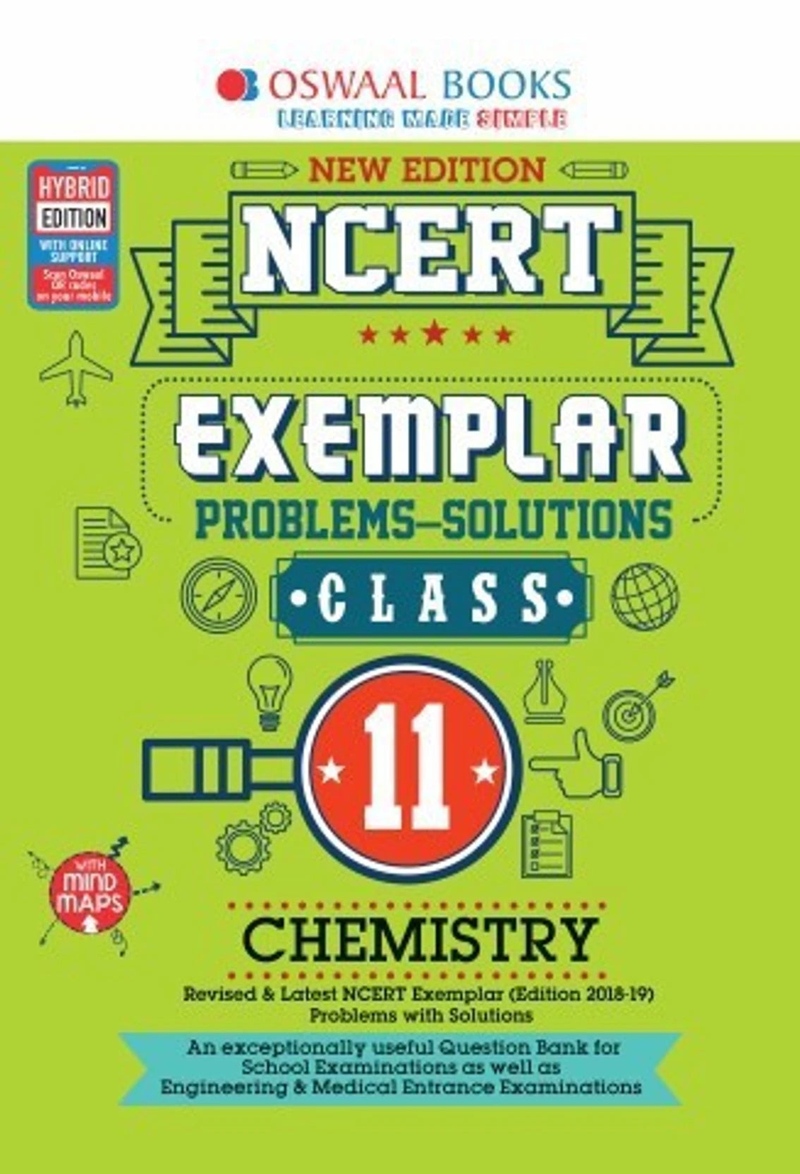 Oswaal NCERT Exemplar (Problems - solutions) Class 11 Chemistry Book - Retail Maharaj