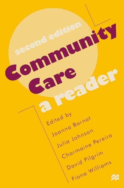 Community Care: A Reader - Retail Maharaj
