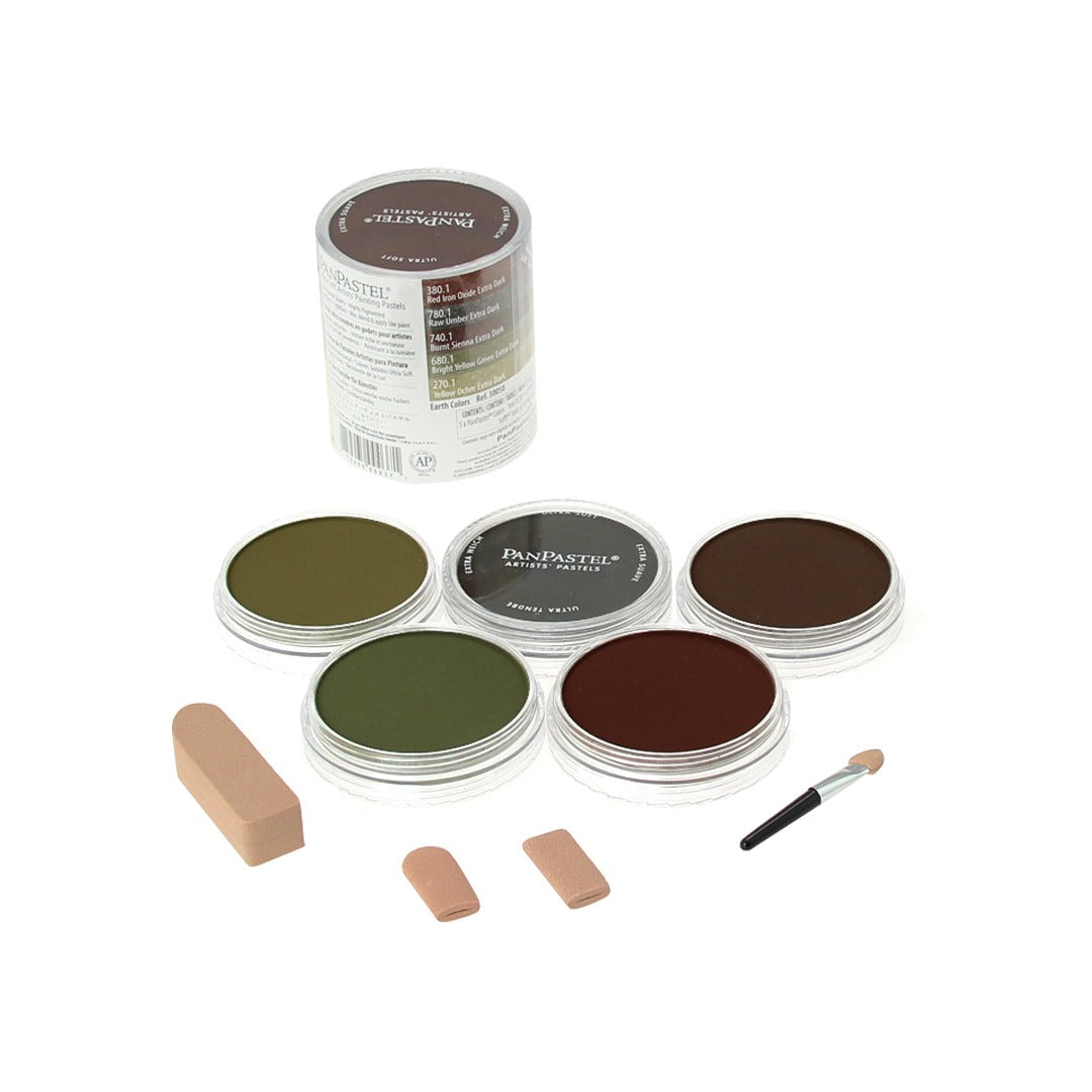 PanPastel Colours Set of 5 (Professional Artist Soft Pastels)