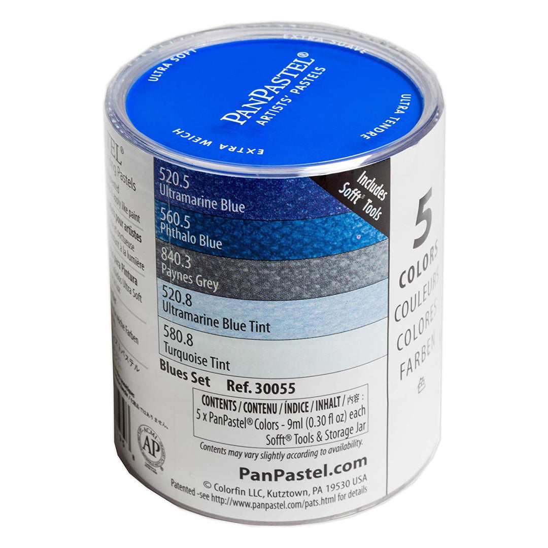 PanPastel Colours Set of 5 (Professional Artist Soft Pastels)