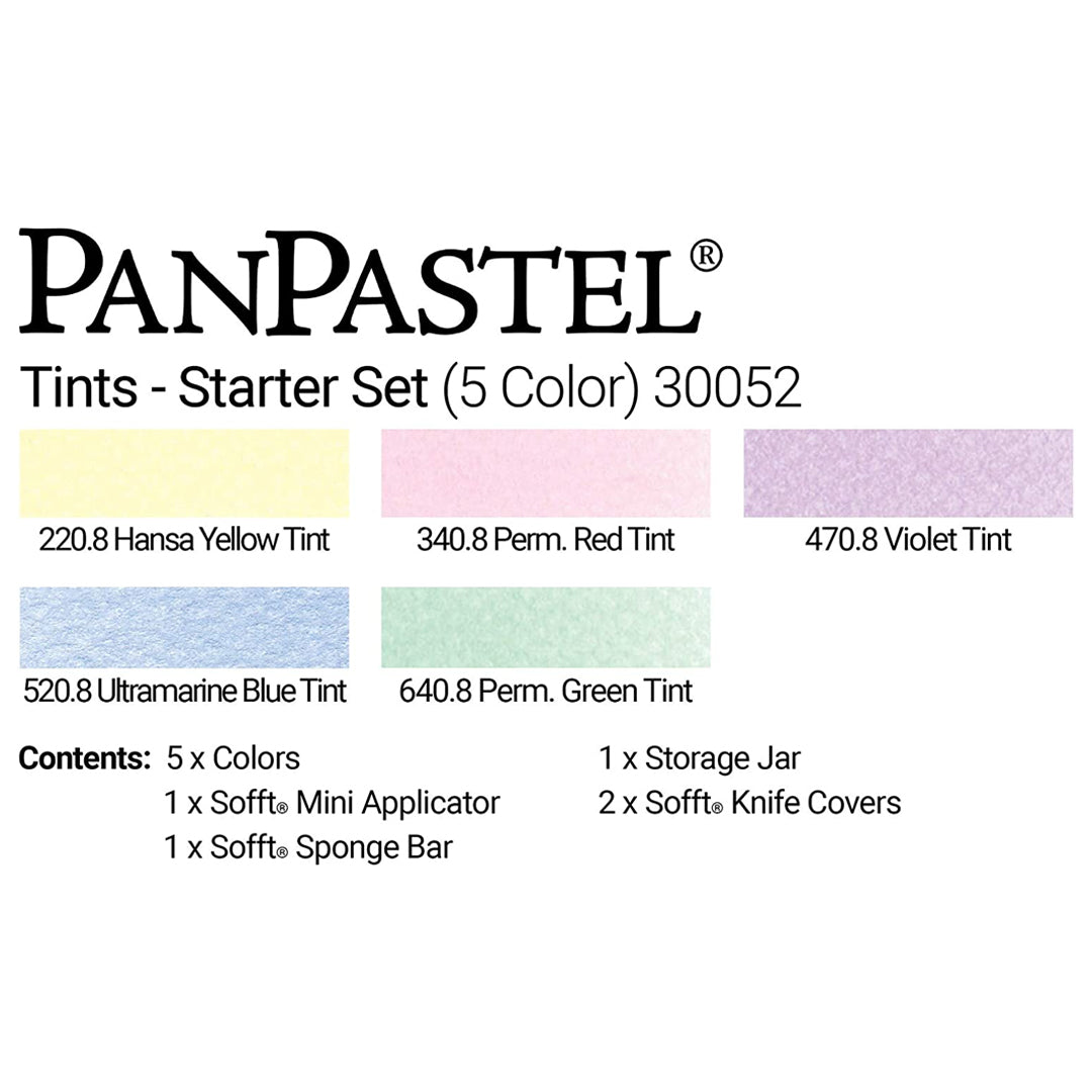 PanPastel Colours Set of 5 (Professional Artist Soft Pastels)