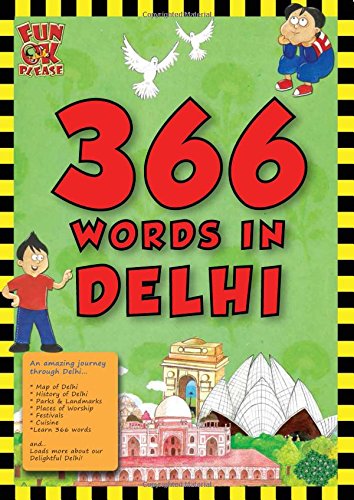 366 Words in Delhi - Vocabulary, GK and Activity Book for kids, Learn 366 English words - Retail Maharaj