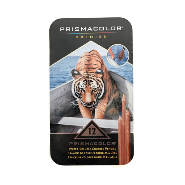 Prismacolor Premier Water-Soluble Colored Pencils Set of 12 - Retail Maharaj