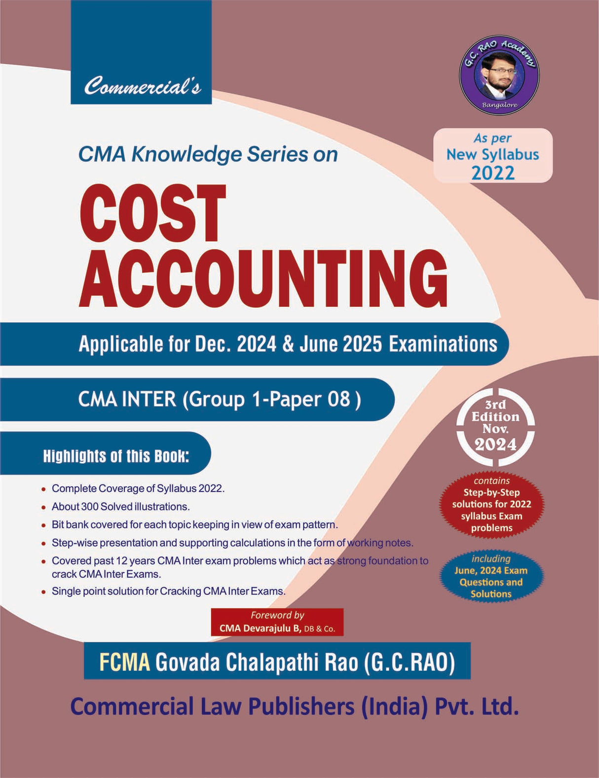 CMA Knowledge Series on Cost Accounting CMA Inter (G-1, Paper-8) - Retail Maharaj