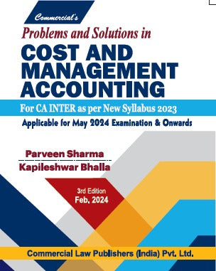 Problems and Solutions in Cost and Management Accounting for CA Inter as per New Syllabus 2023 - Retail Maharaj