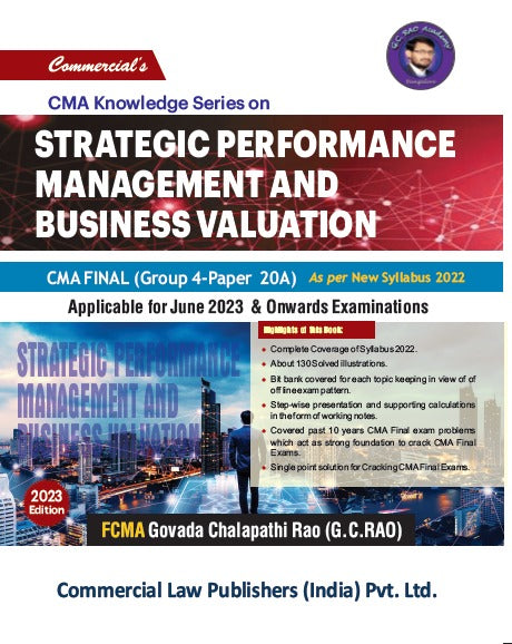 CMA Knowledge Series on Strategic Performance Management and Business Valuation (CA Final Group - 4 Paper 20A) - Retail Maharaj