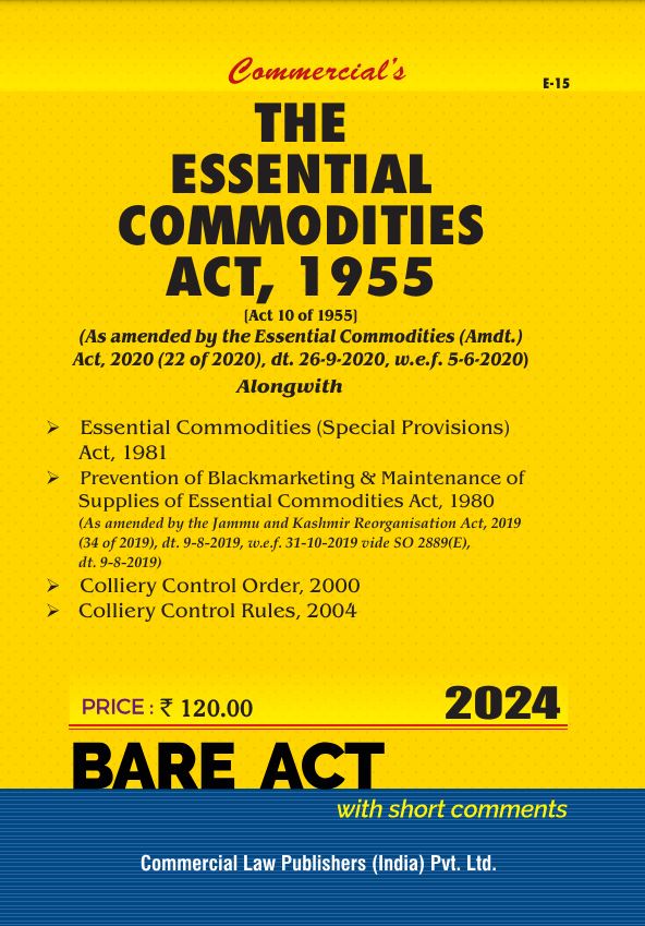 Essential Commodities Act, 1955 - Retail Maharaj