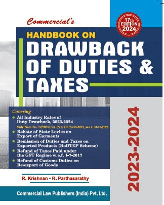 Handbook on Drawback of Duties & Taxes - Retail Maharaj