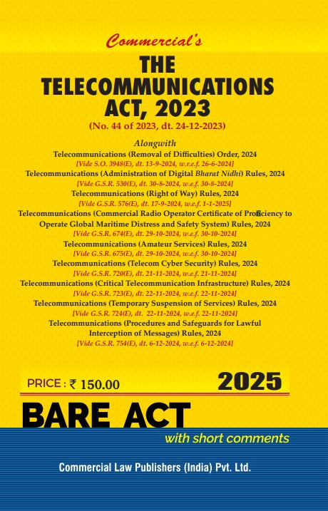 TELECOMMUNICATIONS ACT, 2023 - Retail Maharaj
