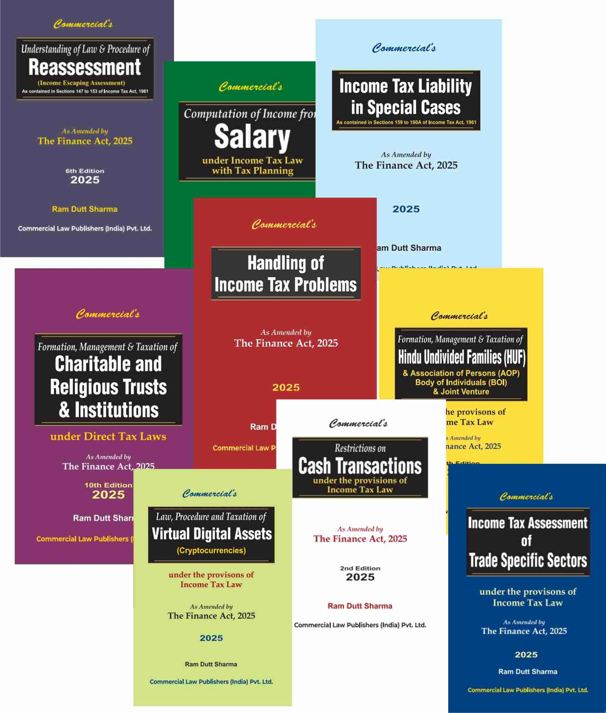 Latest Books As Amended by The Finance Act, 2025 Authored by Ram Dutt Sharma - Retail Maharaj