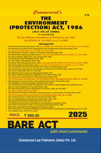 Environment (Protection) Act, 1986 As amended by The Jan Vishwas (Amendment of Provisions) Act, 2023 - Retail Maharaj