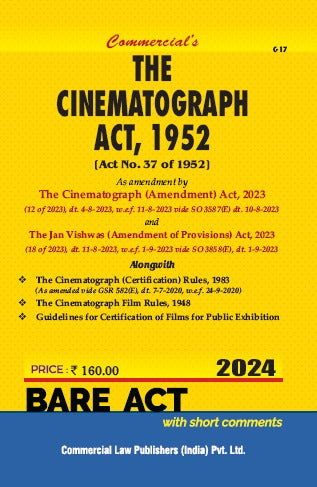Cinematograph Act, 1952 - Retail Maharaj
