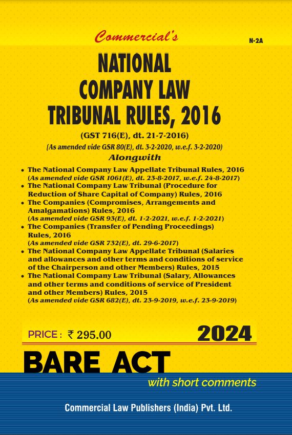 National Company Law Tribunal Rules, 2016 - Retail Maharaj