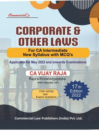 Corporate and Other Laws For CA Intermediate New Syllabys with MCQ's - Retail Maharaj