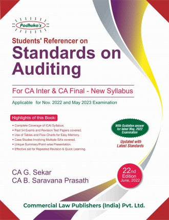 STUDENTS’ REFERENCER ON STANDARDS ON AUDITING - Retail Maharaj