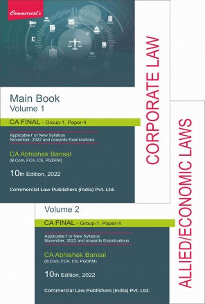 Corporate & Allied/Economic Laws (Main Book) (Set of 2 Vols.) - Retail Maharaj
