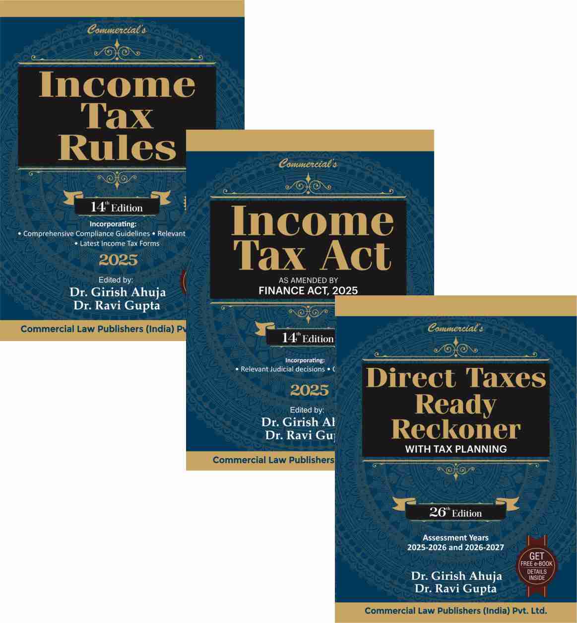 Combo Income Tax II (Direct Tax Ready Reckoner + Income Tax Act + Income Tax Rules) - Retail Maharaj