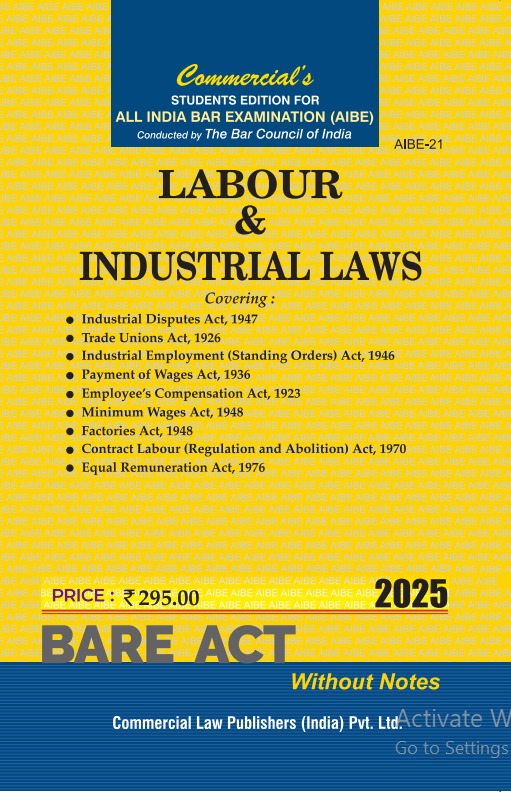 Labour & Industrial Laws (AIBE) - Retail Maharaj