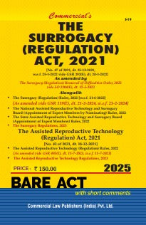 Surrogacy (Regulation) Act, 2021 As amended by The Surrogacy (Regulation) Removal of Difficulties Order, 2022 - Retail Maharaj