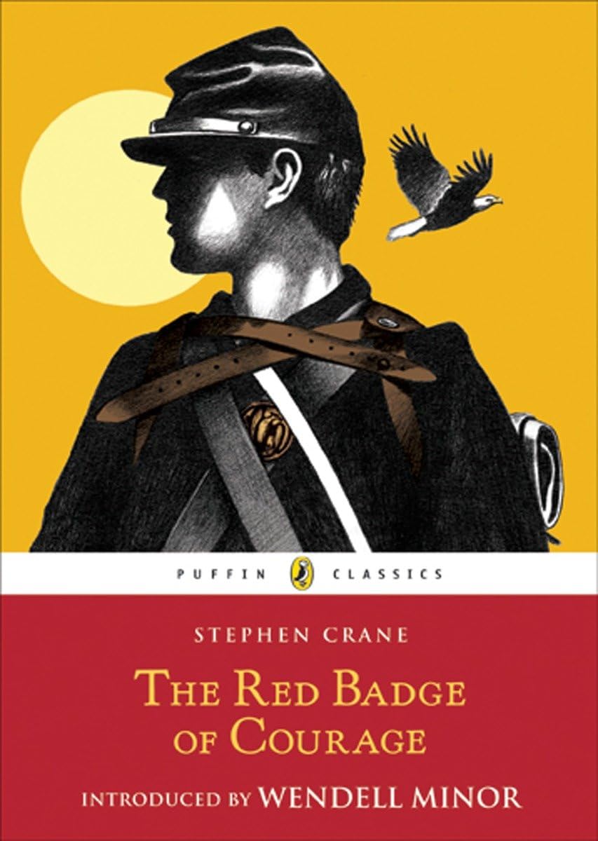 The Red Badge of Courage (Puffin Classics) Crane, Stephen and Minor, Wendell - Retail Maharaj