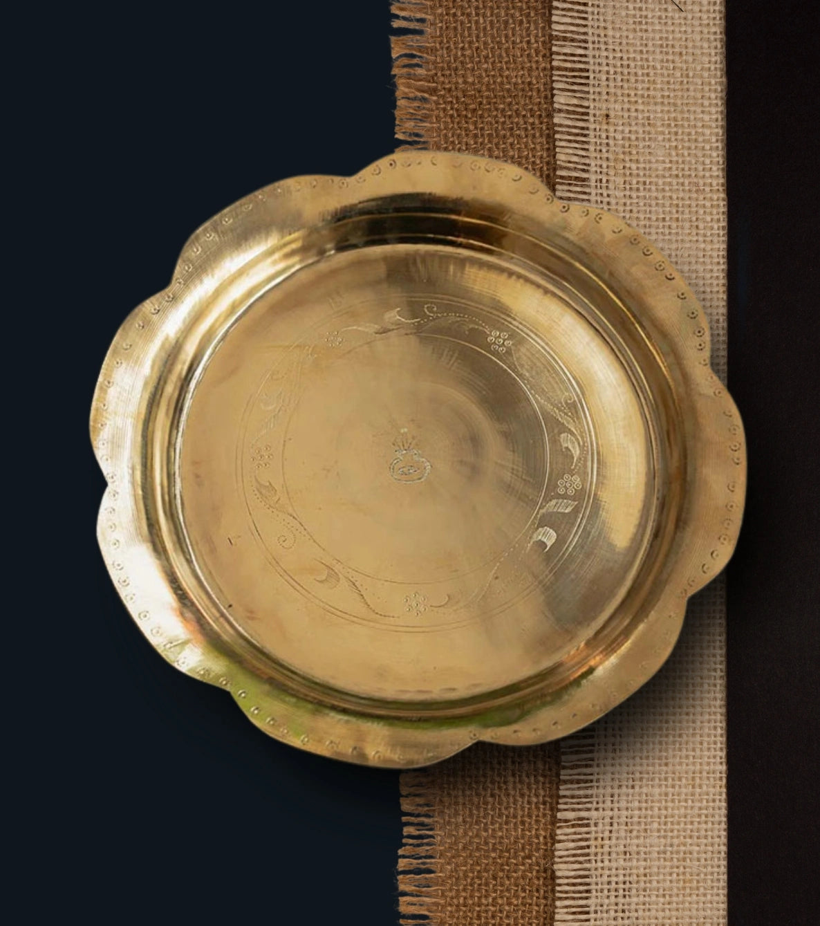 Pure Kansa Lotus Bowl (11 Inches) - Retail Maharaj