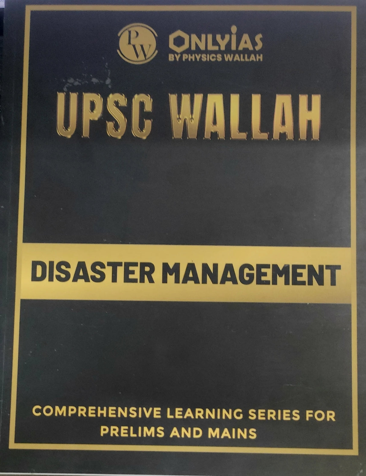 PW Only UPSC Disaster Management Book - Retail Maharaj