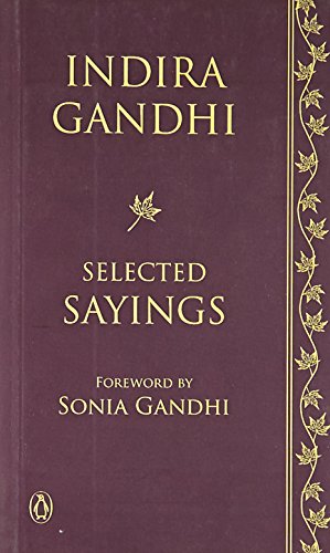 Indira Gandhi: Selected Sayings - Retail Maharaj