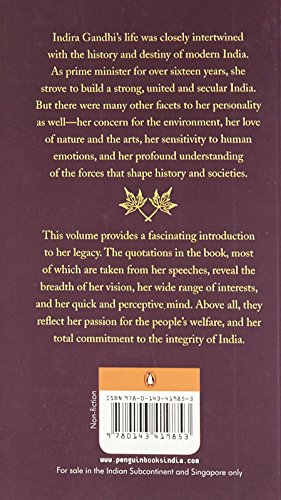 Indira Gandhi: Selected Sayings - Retail Maharaj