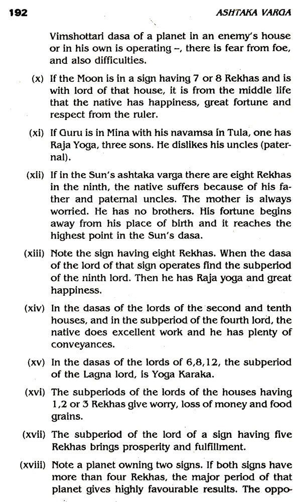 Secrets Of Ashtaka Varga By P.S. Sastri - Retail Maharaj