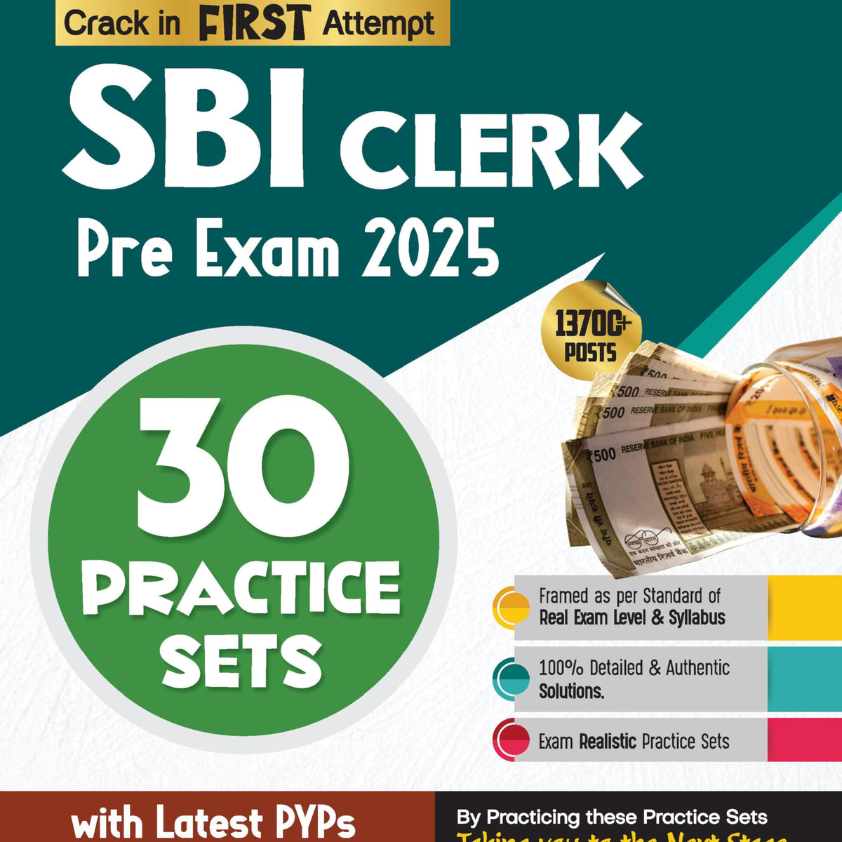 Arihant 30 Practice Sets For Sbi Clerk Pre Exam 2025