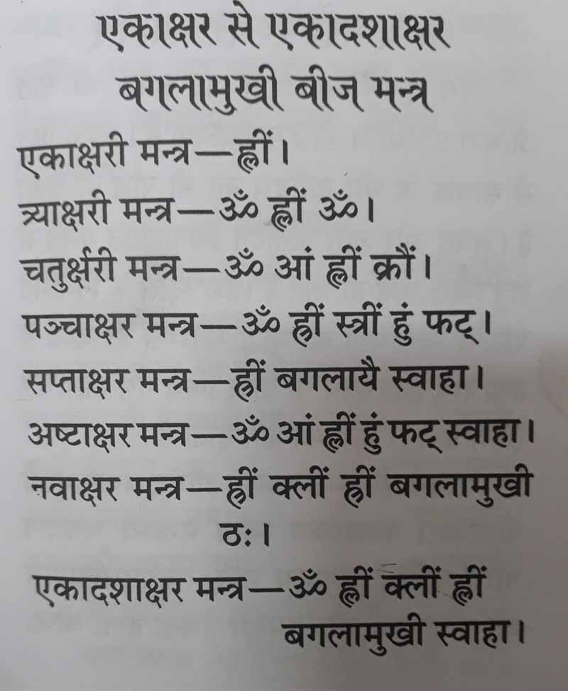 Baglamukhi Stotra and Baglamukhi Kavach / बगलामुखी स्तोत्र बगलामुखी कवच - Retail Maharaj