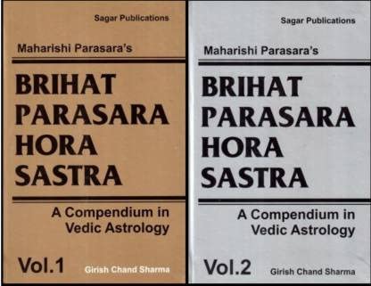 Brihat Parasara Hora Sastra: A Compendium in Vedic Astrology: Volumes Vol- I & II In English By Girish Chand Sharma - Retail Maharaj
