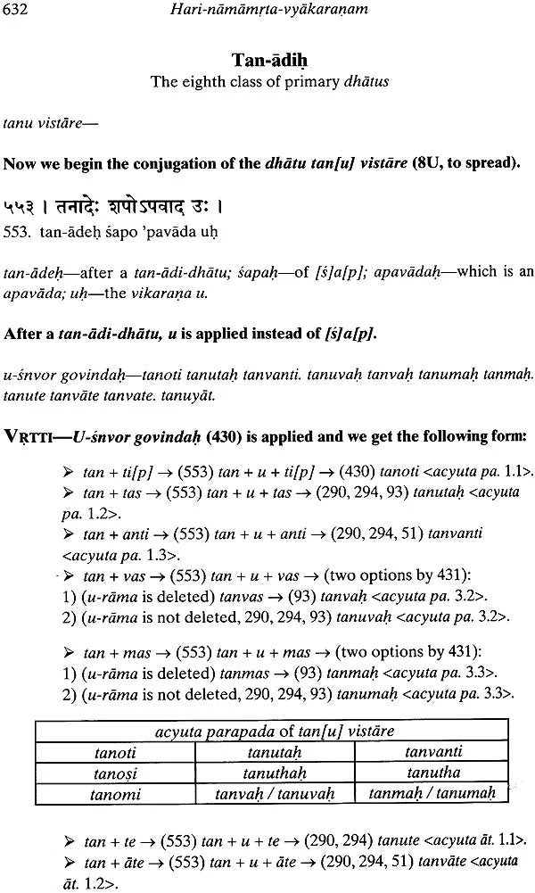 Hari Namamrta Vyakaranam - Learn Sanskrit Grammar Through the Names of Krishna (Set of 2 Volumes) - Retail Maharaj