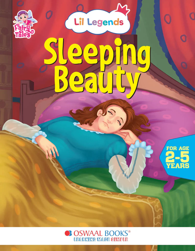 Lil Legends Fairy Tales- Sleeping Beauty, For Kids/ Illustrated Story Book/Bed Time Story Book, Age 2-5 Years - Retail Maharaj