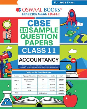 Oswaal Cbse Sample Question Papers Class 11 Accountancy - Retail Maharaj