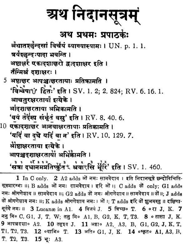 Nidana-Sutra of Patanjali (Edited with an Introduction, a Fragmentary Commentary and Indices) - Retail Maharaj