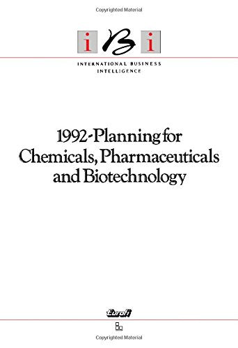 1992-Planning for Chemicals, Pharmaceuticals and Biotechnology: IBI International Business Intelligence - Retail Maharaj