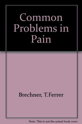 Common Problems in Pain - Retail Maharaj